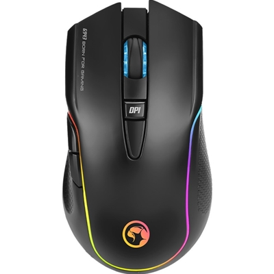 Marvo Scorpion G943 RGB, up to 10000 dpi, 6 Programmable Buttons, Pixart 3325 Optical Sensor 100g Weight Gaming Mouse - Black Marvo Scorpion G943 RGB, up to 10000 dpi, 6 Programmable Buttons, Pixart 3325 Optical Sensor 100g Weight Gaming Mouse - Black